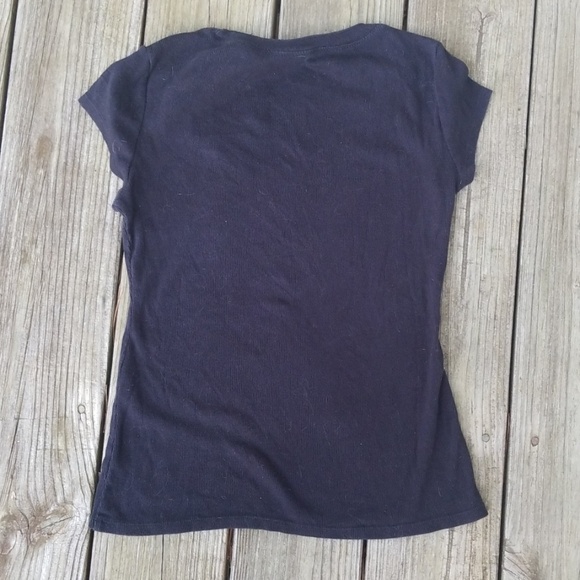 RELISTED Scoop neck ribbed top - Picture 2 of 2